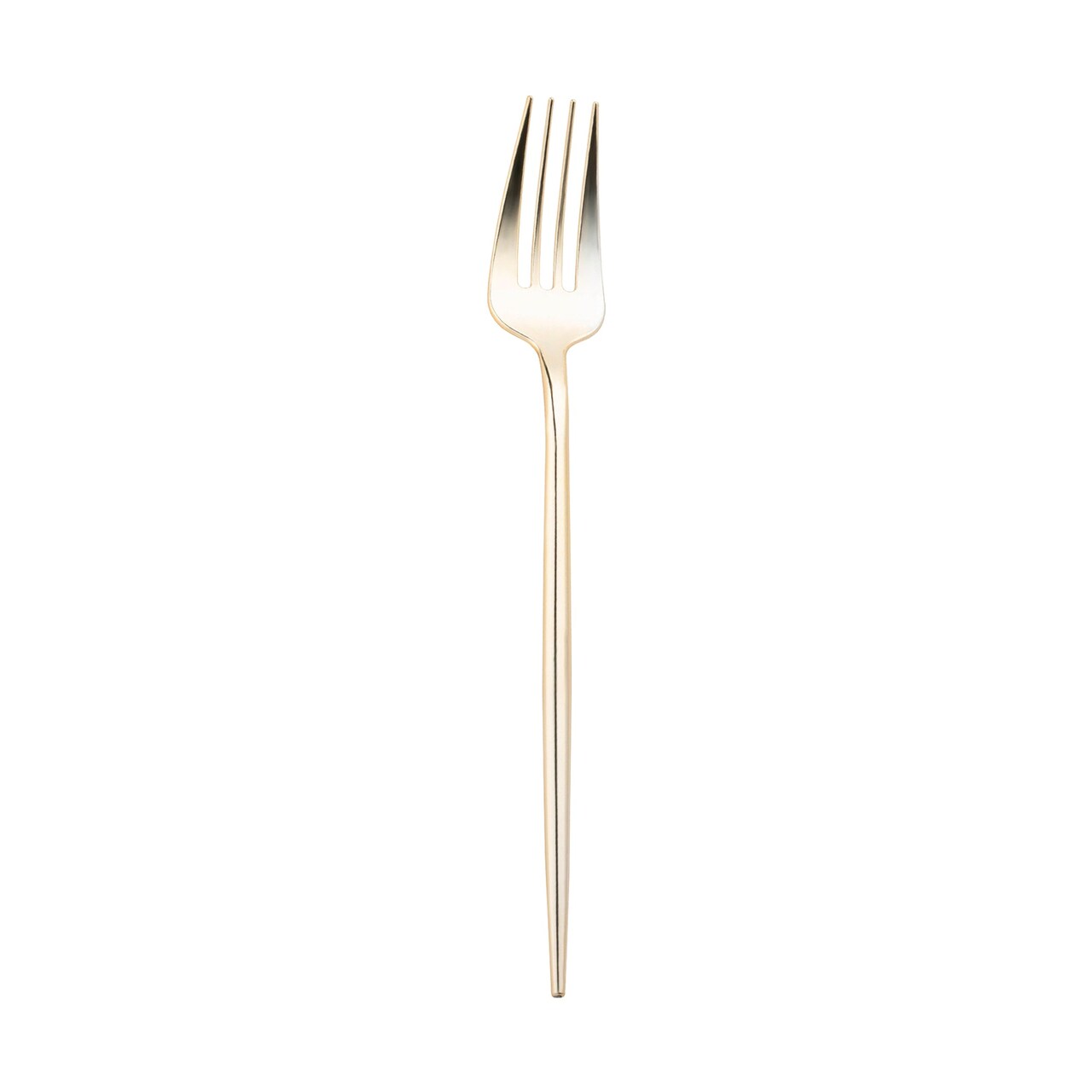 Shiny Gold Moderno Disposable Plastic Dessert Forks (300 Forks)